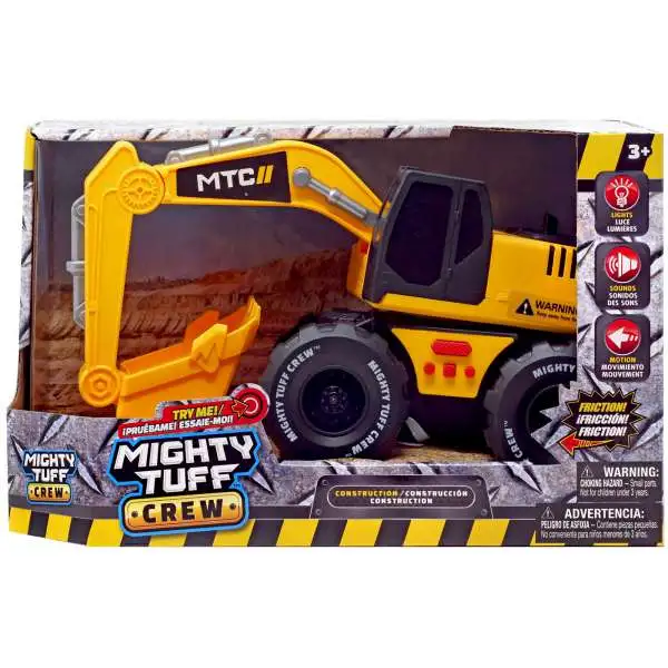 Mighty Tuff Crew Construction Excavator Vehicle [Lights & Sounds]