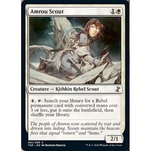 MtG Trading Card Game Time Spiral Remastered Common Amrou Scout #1