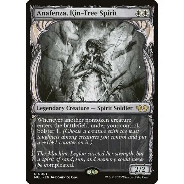 MtG March of the Machine Multiverse Legends Rare Anafenza, Kin-Tree Spirit #1 [Showcase]