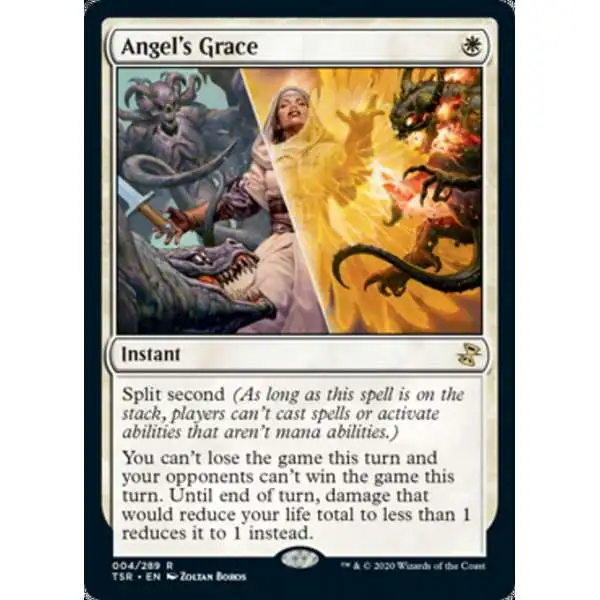 MtG Trading Card Game Time Spiral Remastered Rare Angel's Grace #4