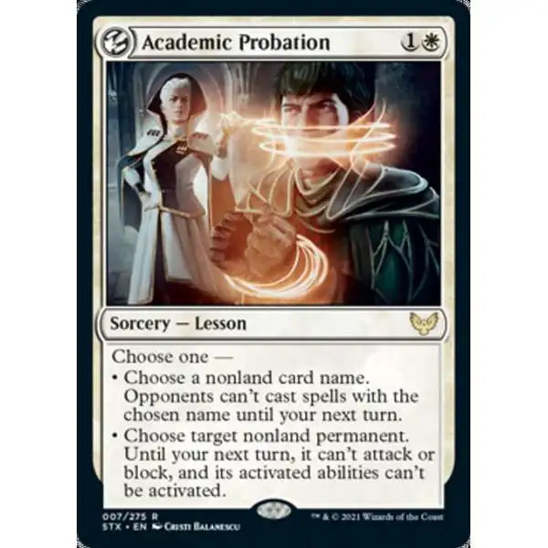 MtG Strixhaven: School of Mages Rare FOIL Academic Probation #7