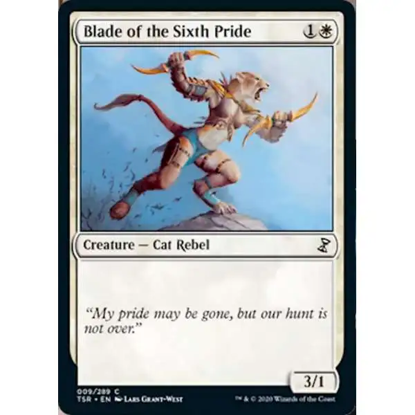 MtG Trading Card Game Time Spiral Remastered Common Blade of the Sixth Pride #9