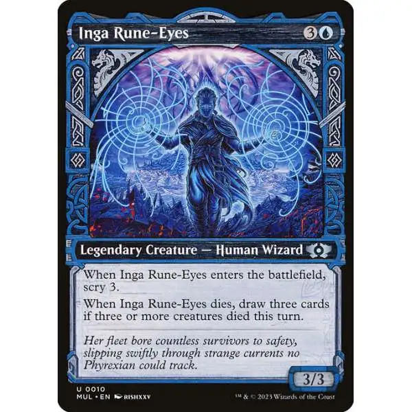 MtG March of the Machine Multiverse Legends Uncommon Inga Rune-Eyes #10 [Showcase]