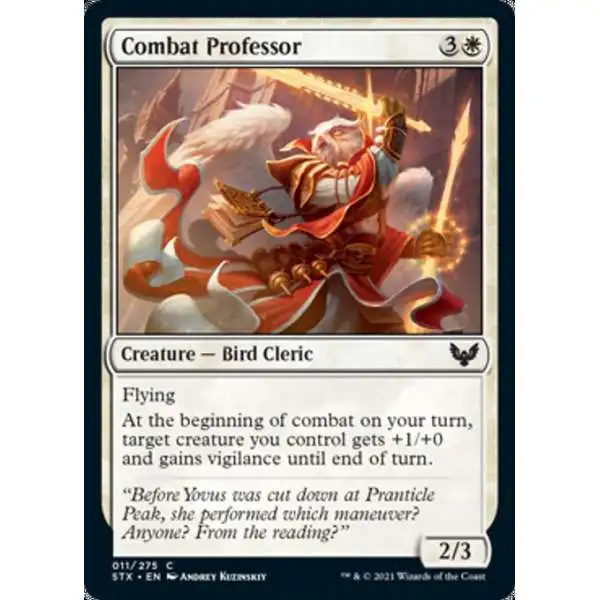 MtG Strixhaven: School of Mages Common FOIL Combat Professor #11