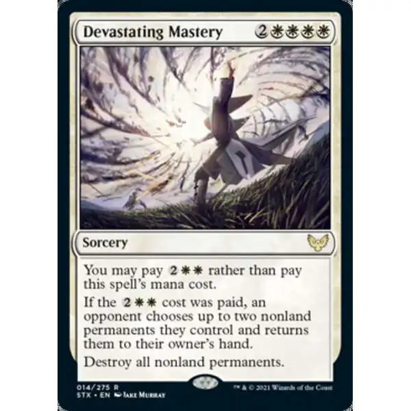 MtG Strixhaven: School of Mages Rare FOIL Devastating Mastery #14