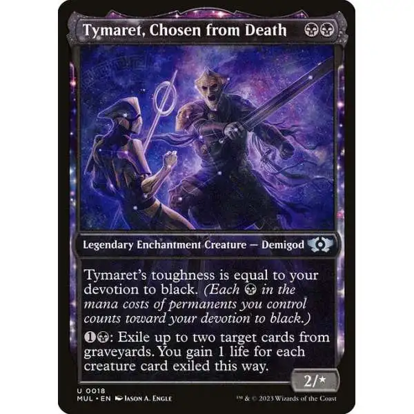 MtG March of the Machine Multiverse Legends Uncommon Tymaret, Chosen from Death #18 [Showcase]