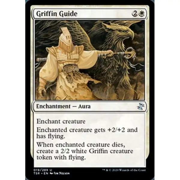MtG Trading Card Game Time Spiral Remastered Uncommon Griffin Guide #19