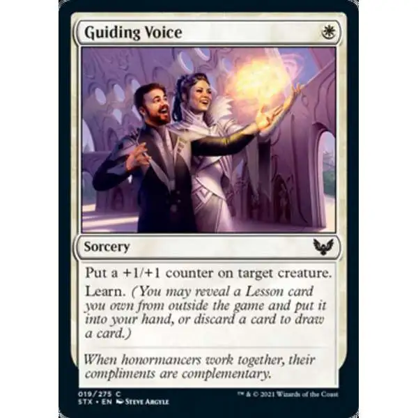 MtG Strixhaven: School of Mages Common Guiding Voice #19