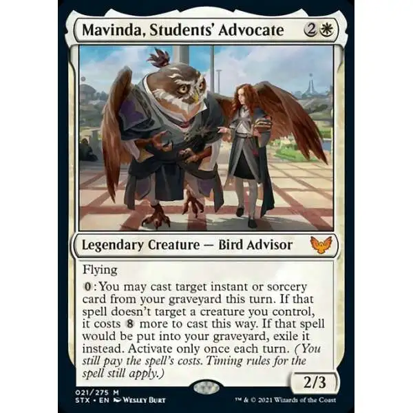 MtG Strixhaven: School of Mages Mythic Rare Mavinda, Students' Advocate #21