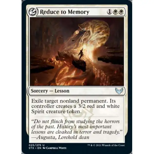 MtG Strixhaven: School of Mages Uncommon Reduce to Memory #25