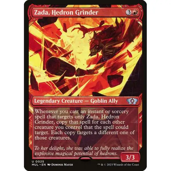 MtG March of the Machine Multiverse Legends Uncommon Zada, Hedron Grinder #25 [Showcase]