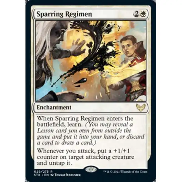 MtG Strixhaven: School of Mages Rare Foil Sparring Regimen #29