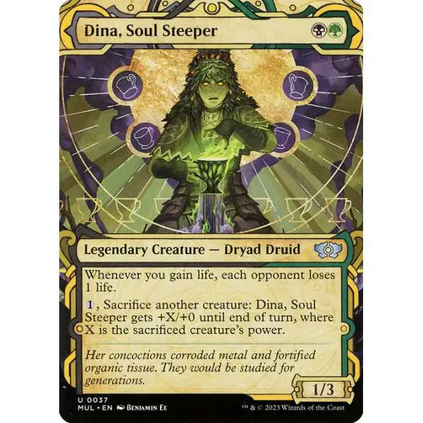 MtG March of the Machine Multiverse Legends Uncommon Dina, Soul Steeper #37 [Showcase]