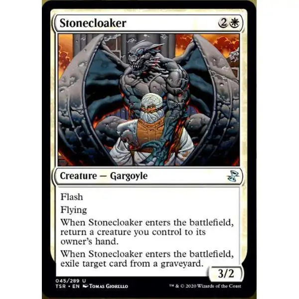 MtG Trading Card Game Time Spiral Remastered Uncommon Stonecloaker #45