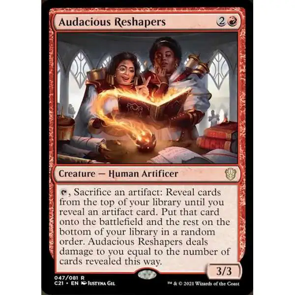 MtG Commander 2021 Rare Audacious Reshapers #47