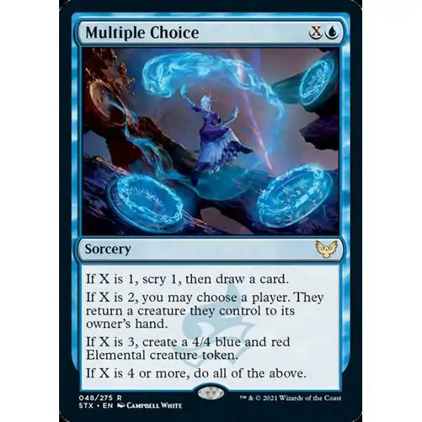 MtG Strixhaven: School of Mages Rare Multiple Choice #48