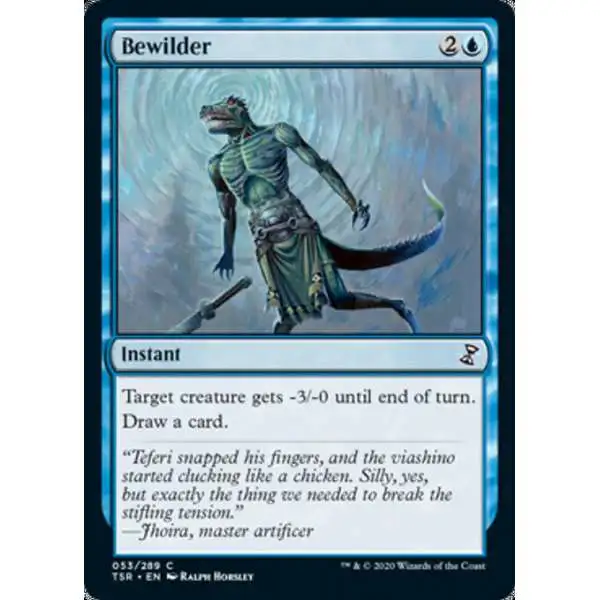 MtG Trading Card Game Time Spiral Remastered Common Bewilder #53