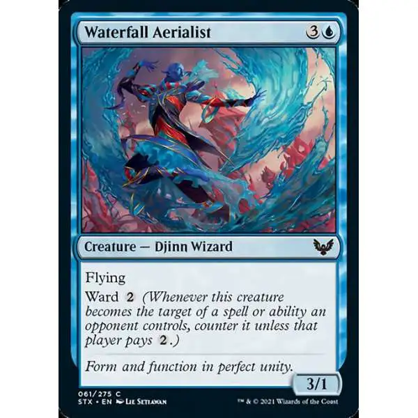 MtG Strixhaven: School of Mages Common Waterfall Aerialist #61