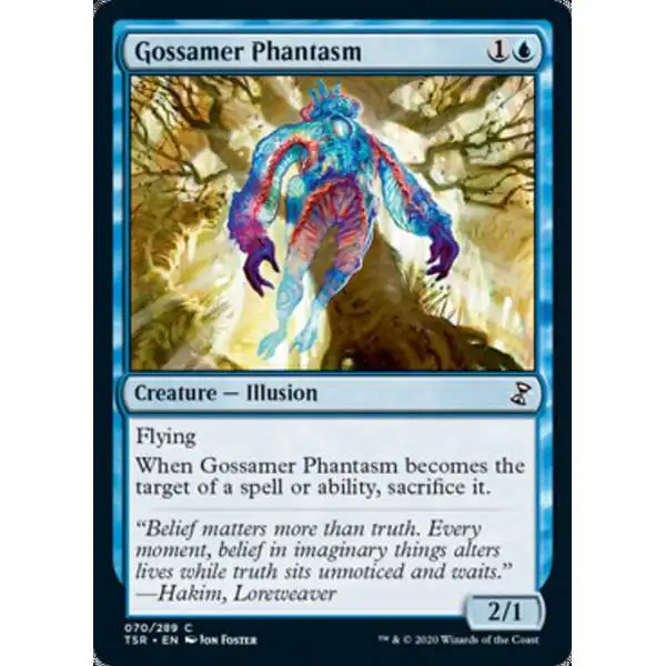 MtG Trading Card Game Time Spiral Remastered Common Foil Gossamer Phantasm #70