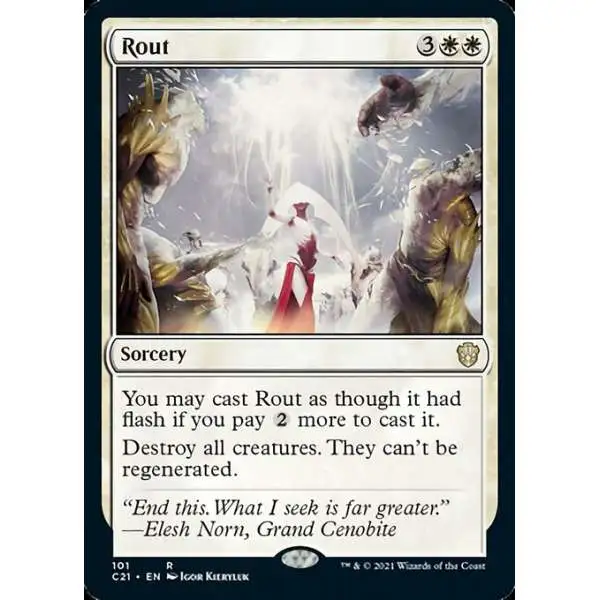 MtG Commander 2021 Rare Rout #101