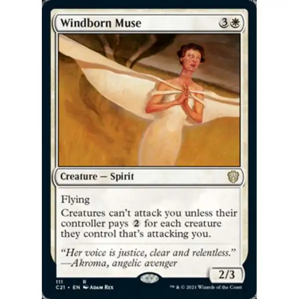 MtG Commander 2021 Rare Windborn Muse #111