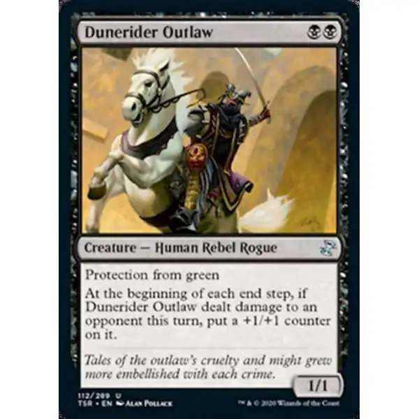 MtG Trading Card Game Time Spiral Remastered Uncommon Dunerider Outlaw #112