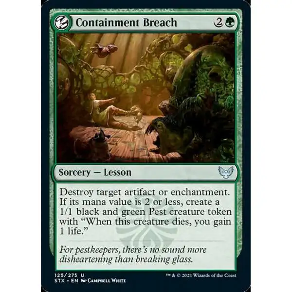 MtG Strixhaven: School of Mages Uncommon Containment Breach #125