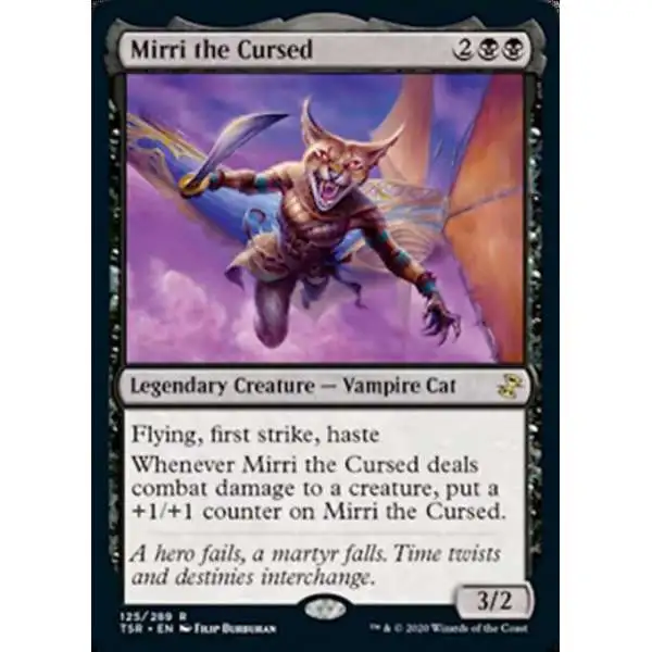 MtG Trading Card Game Time Spiral Remastered Rare Mirri the Cursed #125
