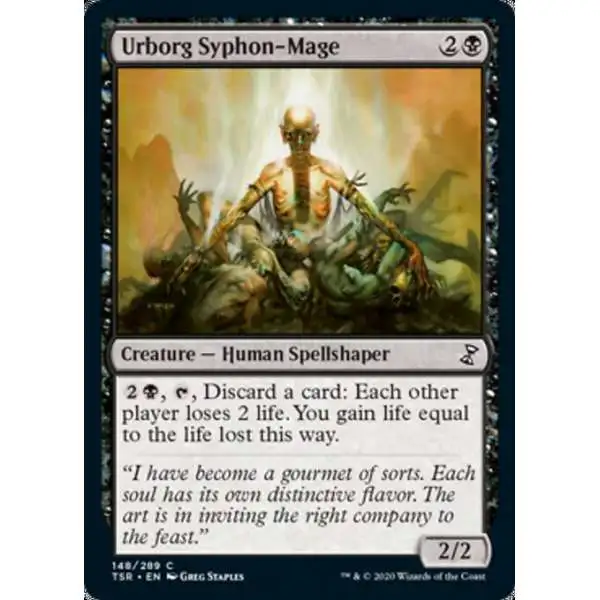 MtG Trading Card Game Time Spiral Remastered Common Urborg Syphon-Mage #148