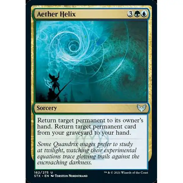 MtG Strixhaven: School of Mages Uncommon Aether Helix #162