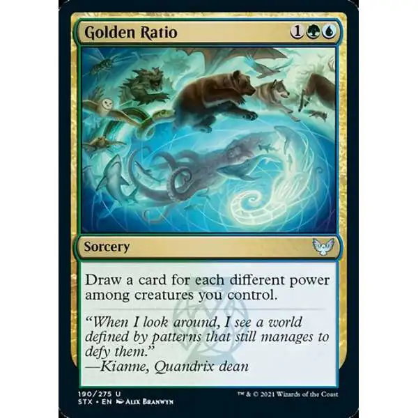 MtG Strixhaven: School of Mages Uncommon Golden Ratio #190