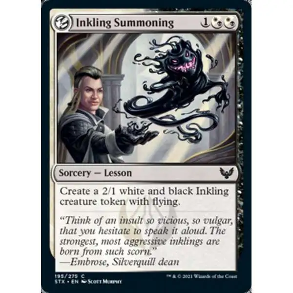 MtG Strixhaven: School of Mages Common Inkling Summoning #195