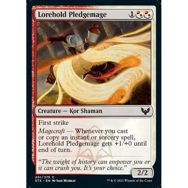 MtG Strixhaven: School of Mages Common Lorehold Pledgemage #201