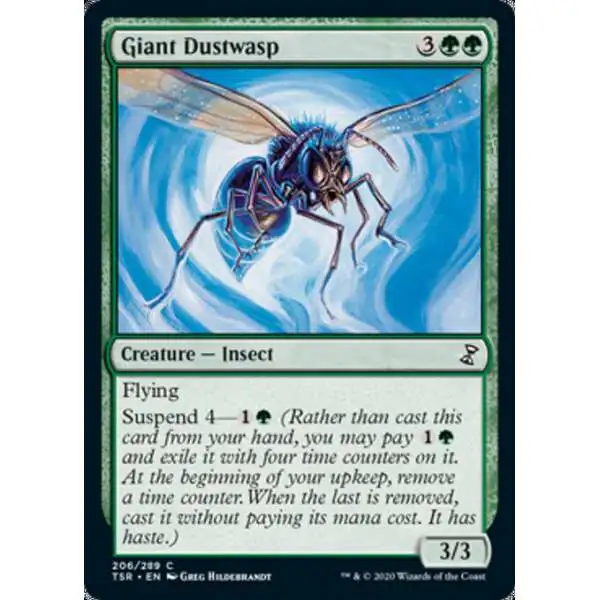 MtG Trading Card Game Time Spiral Remastered Common Giant Dustwasp #206