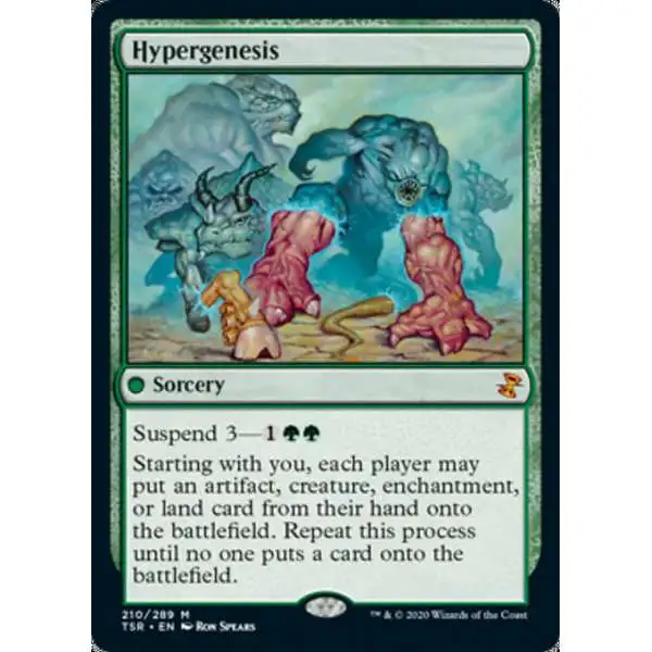 MtG Trading Card Game Time Spiral Remastered Mythic Rare Foil Hypergenesis #210