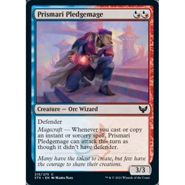 MtG Strixhaven: School of Mages Common Prismari Pledgemage #215