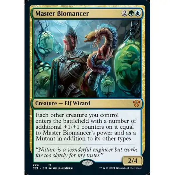 MtG Commander 2021 Mythic Rare Master Biomancer #224