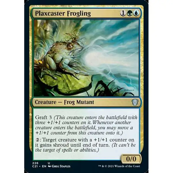 Magic The Gathering Commander 2021 Single Card Uncommon Plaxcaster