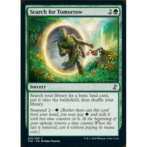 MtG Trading Card Game Time Spiral Remastered Common Search for Tomorrow #229