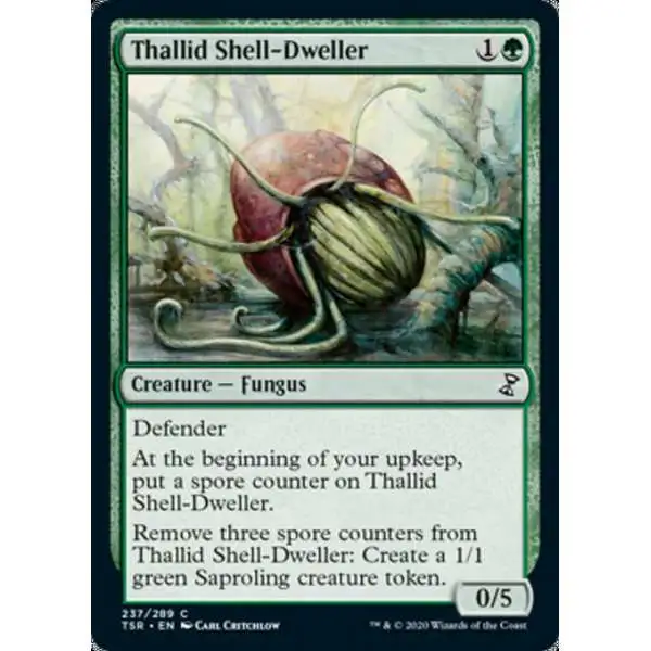 MtG Trading Card Game Time Spiral Remastered Common Thallid Shell-Dweller #237