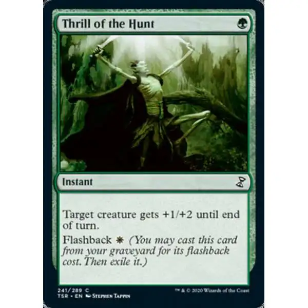 MtG Trading Card Game Time Spiral Remastered Common Thrill of the Hunt #241