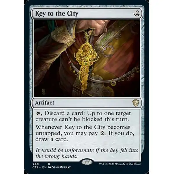 MtG Commander 2021 Rare Key to the City #248