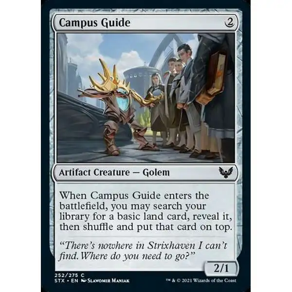 MtG Strixhaven: School of Mages Common Foil Campus Guide #252