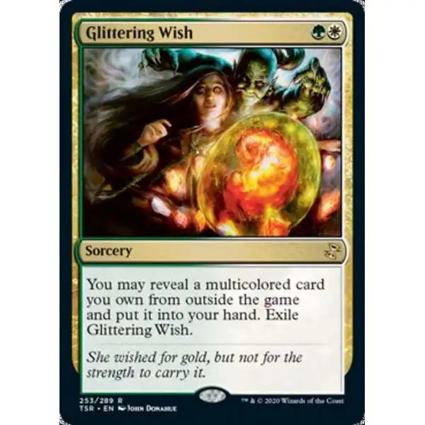 MtG Trading Card Game Time Spiral Remastered Rare Glittering Wish #253