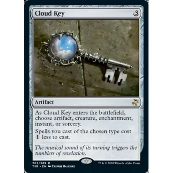 MtG Trading Card Game Time Spiral Remastered Rare Foil Cloud Key #265