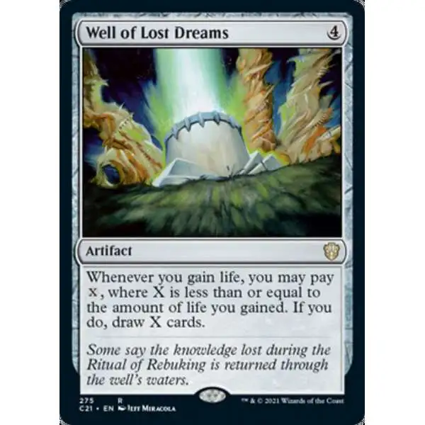 MtG Commander 2021 Rare Well of Lost Dreams #275
