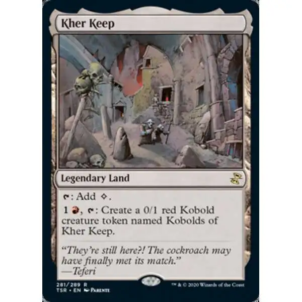 MtG Trading Card Game Time Spiral Remastered Rare Foil Kher Keep #281
