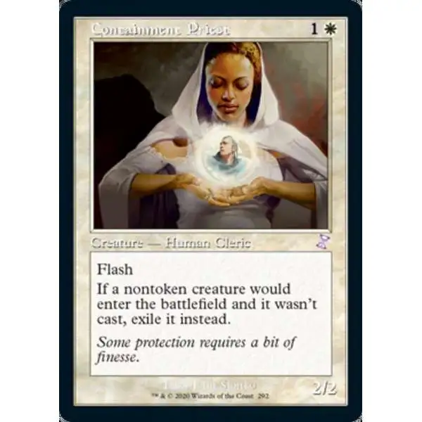 mtg cards like containment priest Sacerdotessa del Contenimento - Core Set 2021 #13 (Italiano) Flash If a nontoken creature would enter the battlefield and it wasnt cast Containment Priest X2 M21 Core