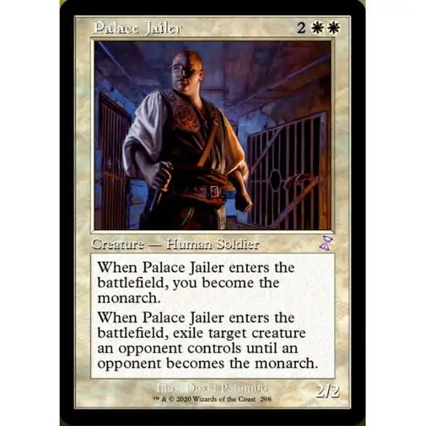 MtG Trading Card Game Time Spiral Remastered Timeshifted Palace Jailer #298 [Timeshifted]