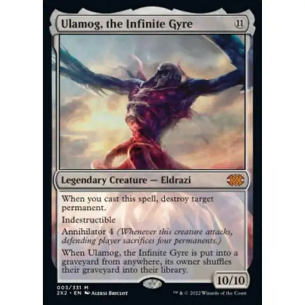 MtG Trading Card Game Double Masters 2022 Mythic Rare Ulamog, the Infinite Gyre #3